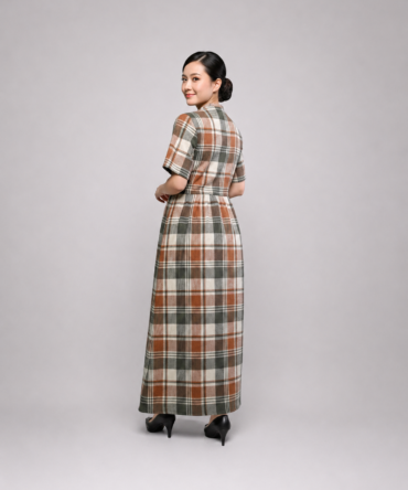 Classic Office Wear Maxi Dress