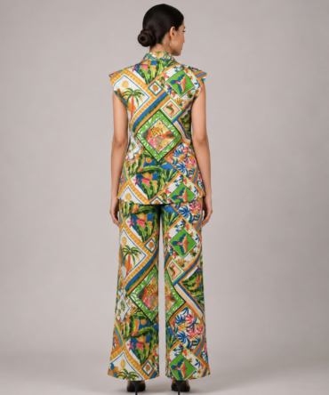 Tropical Print 2 Piece Co-Ord Set